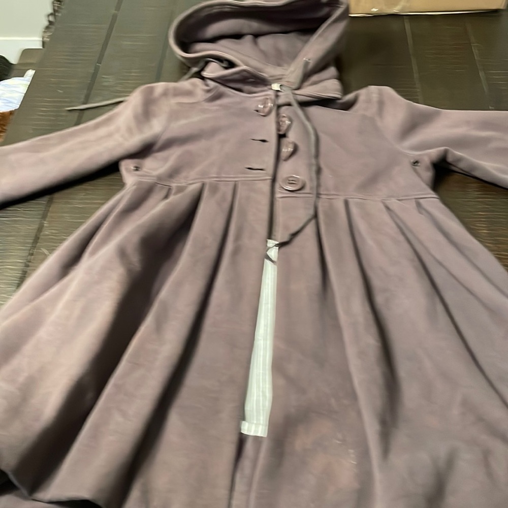 Hooded pea coat